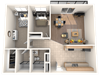 2 Bed 2 Bath
